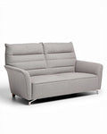 Canapé convertible gris en tissu avec dimensions 190 x 90 x 85cm
